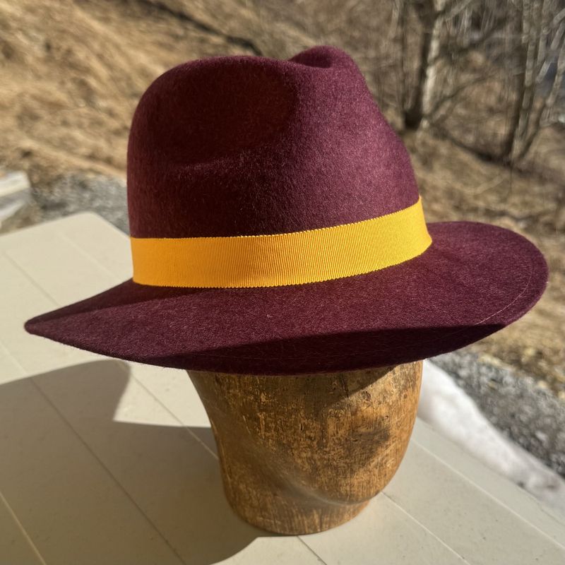 Bogart hatt burgunder
