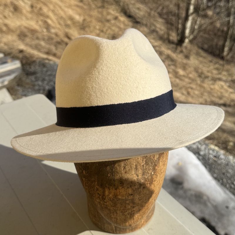 Bogart hatt krem hvit