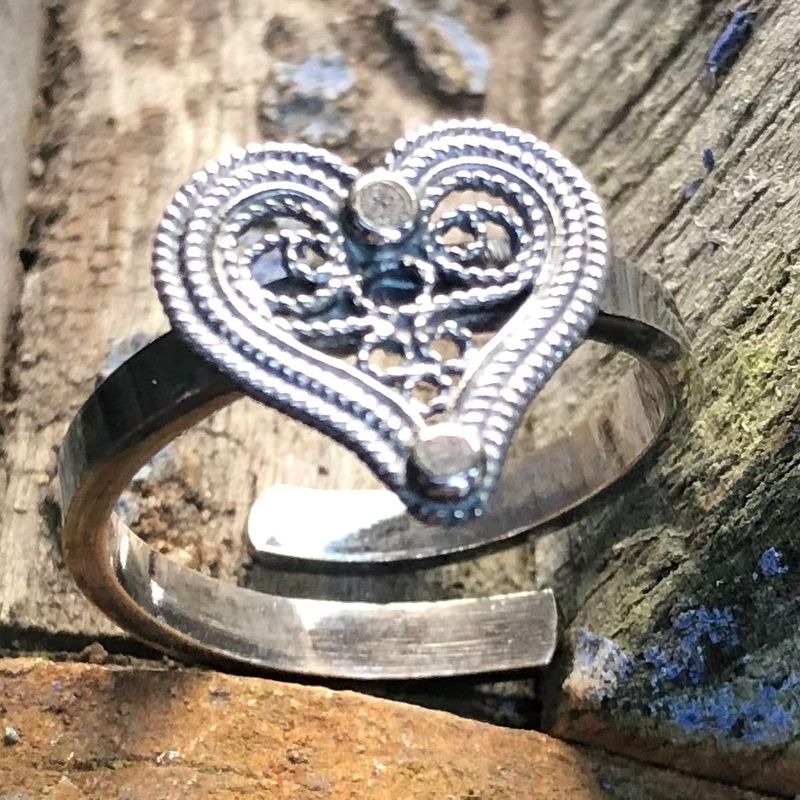 Ring med hjerte